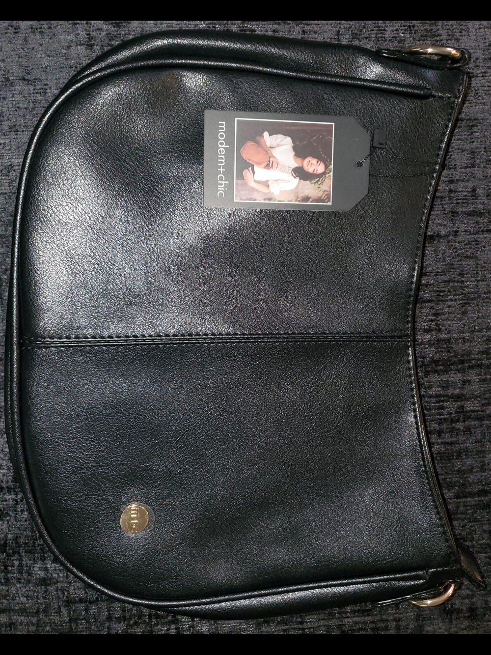 Modern + Chic Black Crossbody Bag - Sleek Everyday Style